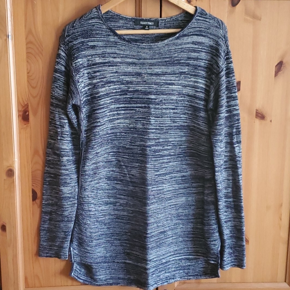 Ellen Tracy Long Sleeve Knit Sweater  Size S